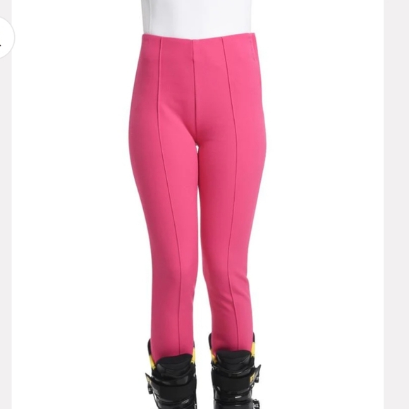 Bogner Elaine Pink Stirrup Ski Pants - Picture 1 of 8